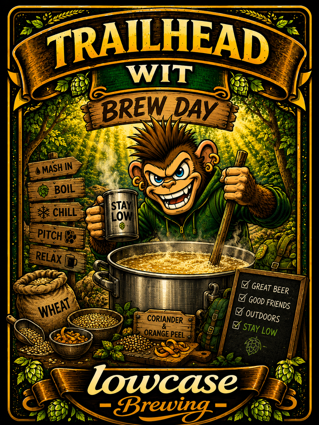 Trailhead Wit Brew Day!